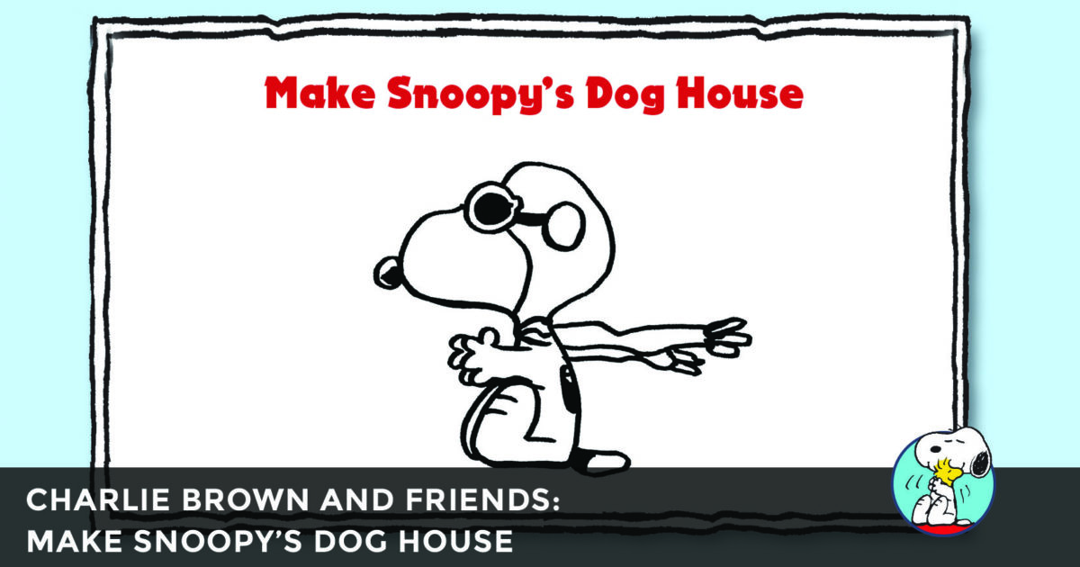 snoopy dog house toy